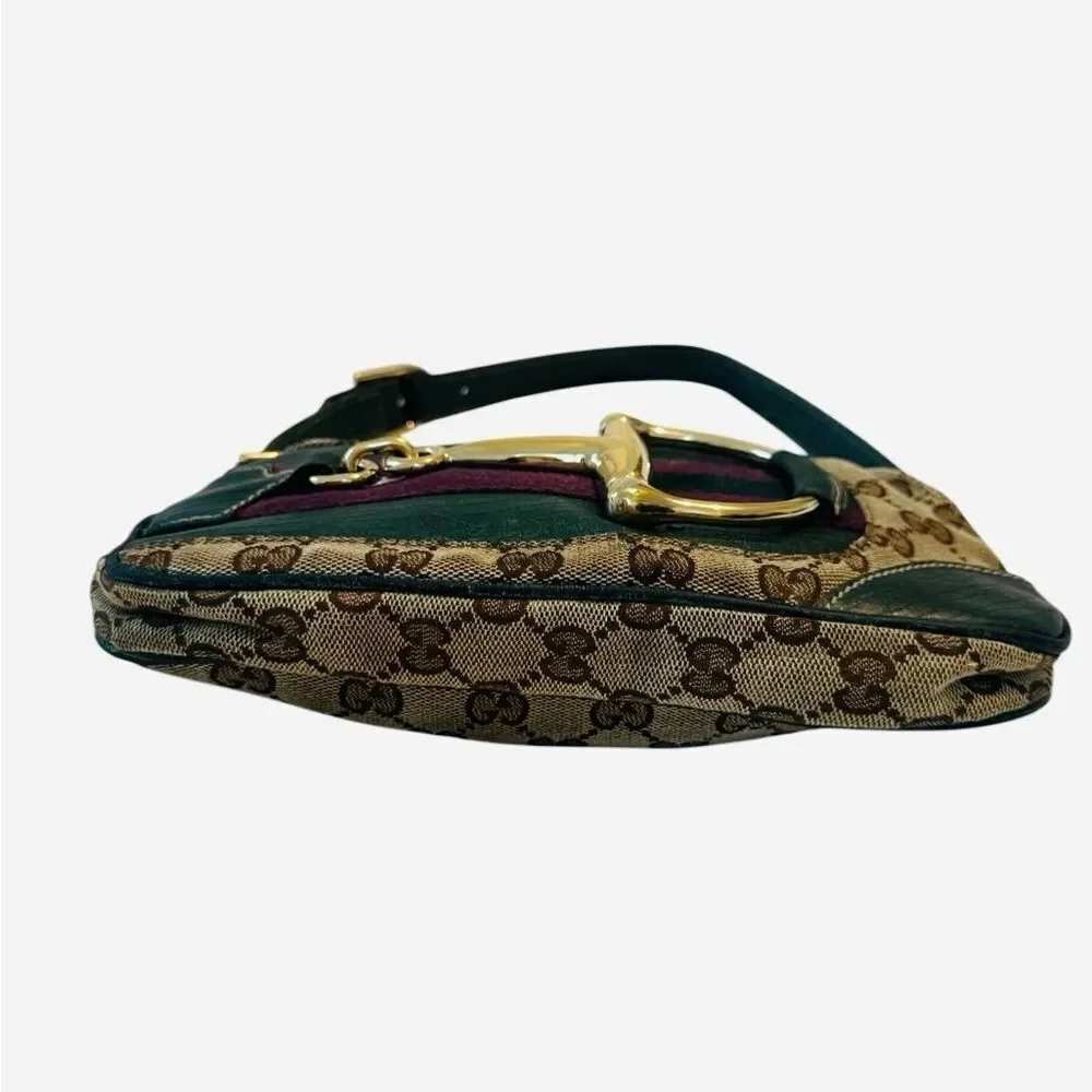Gucci Green and Gold Women's Hasler Bag - Picture 10 of 16